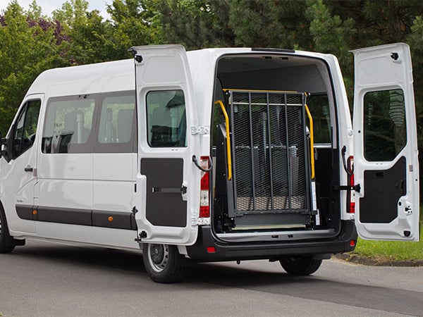 pedana per allestimento pulmino per disabili