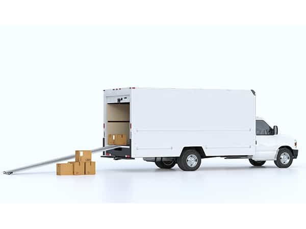 rampe per caricare furgoni